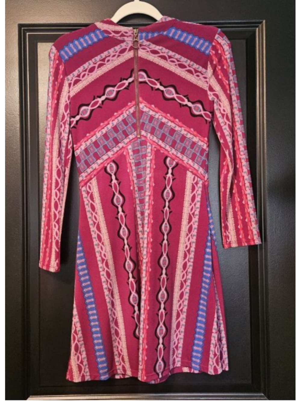 Free People Stella Mini Dress Long Sleeve Fit & Flare Sz XS - Picture 6 of 6